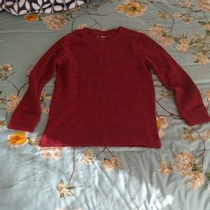 Red Long Sleeve Sweater